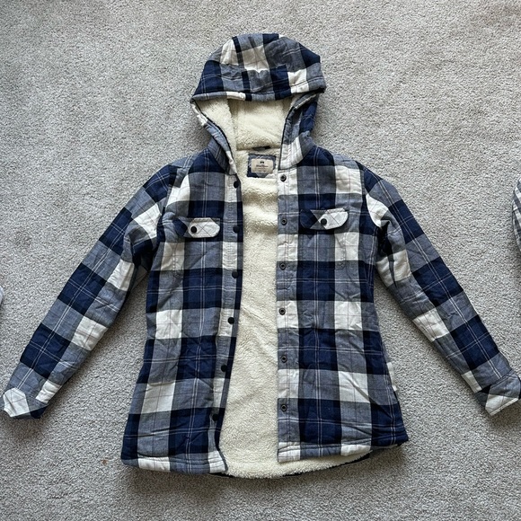 Plaid Lined Jacket - Picture 1 of 4